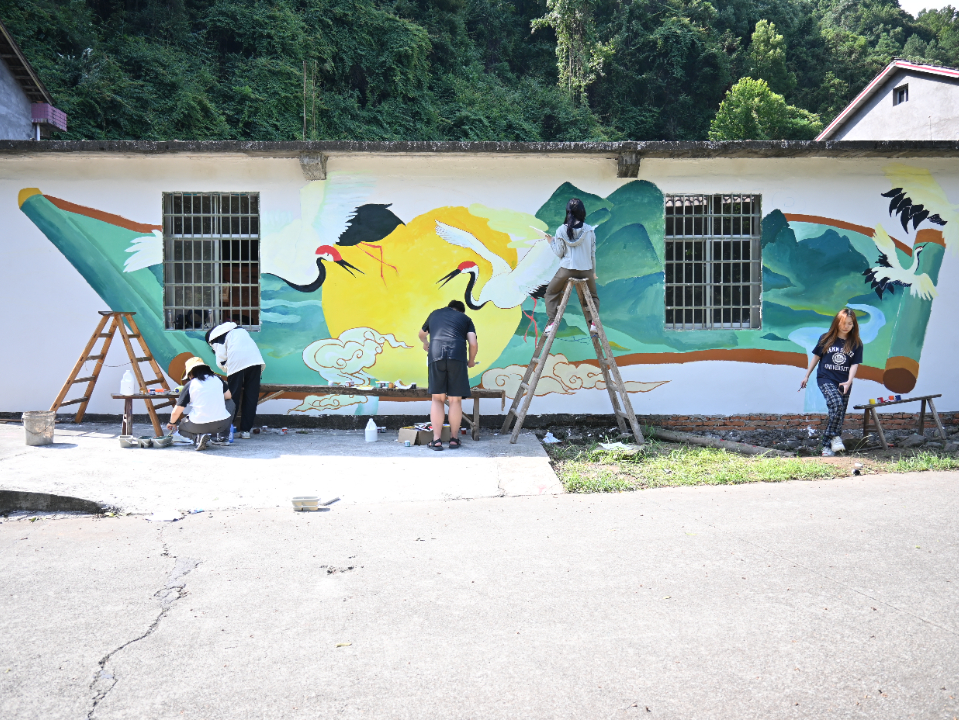 聚光星源|走进两河口村，绘出别样青春（墙绘篇1）-26