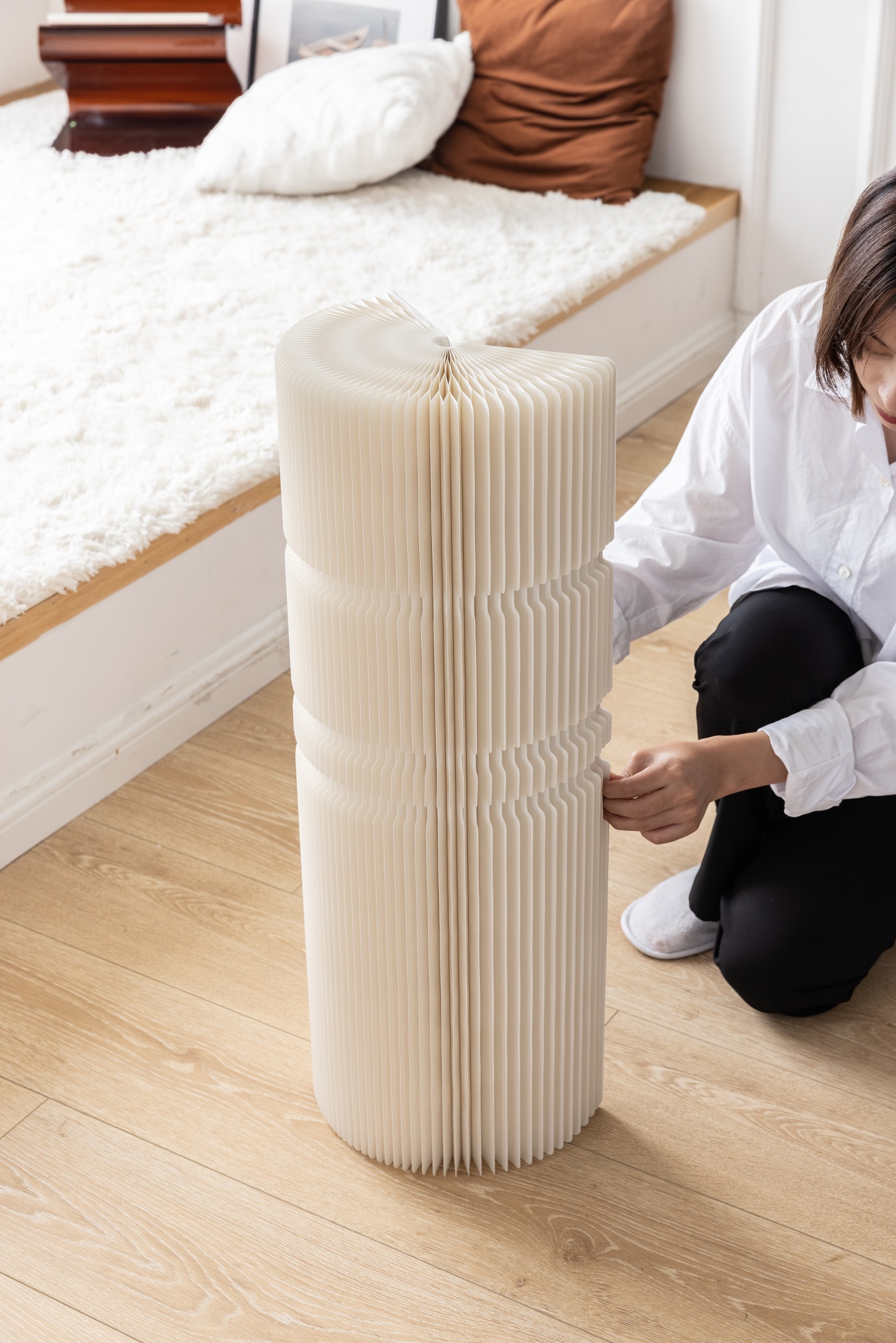 喜色圆柱展架丨十八纸-11