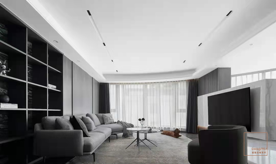黑白灰的理性释放 · 浙江义乌现代家居设计丨中国浙江丨义乌空集装饰设计有限公司-0