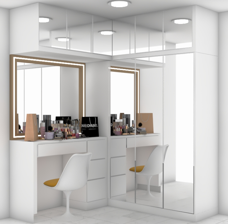 WARDROBE & LED WALL-8