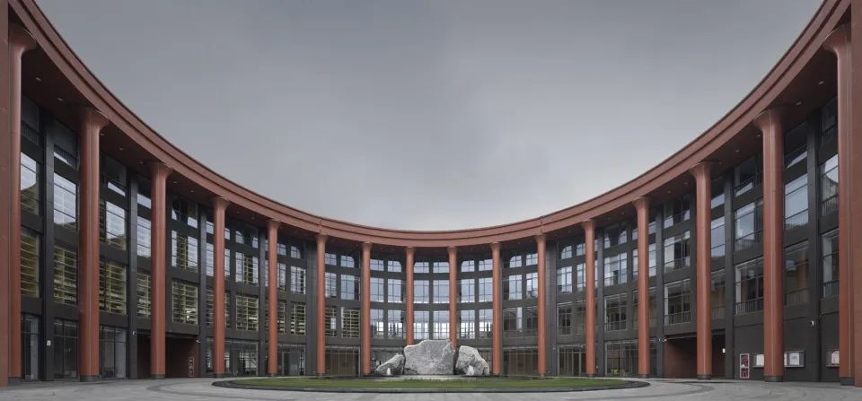 南京外国语学校方山校区 | 学苑方城的未来式空间-0