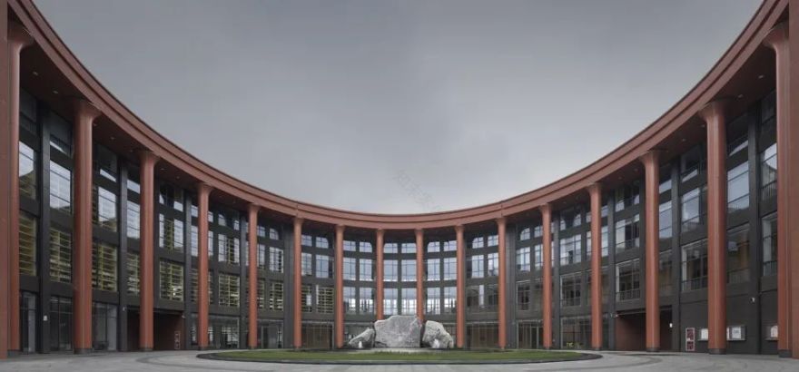 南京外国语学校方山校区 | 学苑方城的未来式空间-0