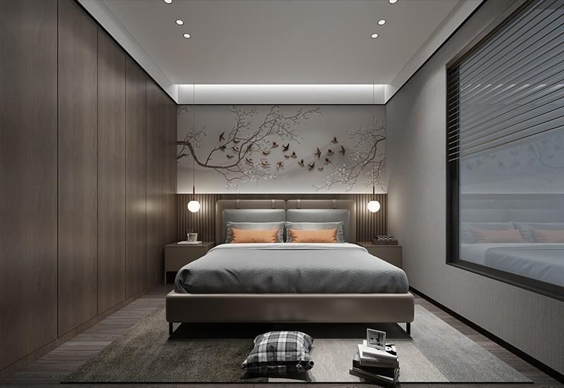 轻奢复式公寓，演绎现代色彩美学-17