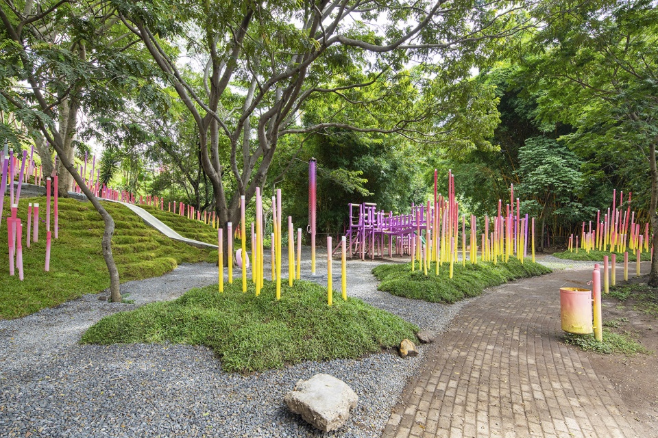 五色竹构点亮哥斯达黎加废弃公园-7