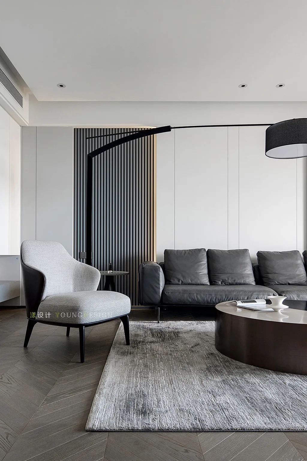 300㎡大平层极简艺术空间，设计师如何拆掉重来？-7