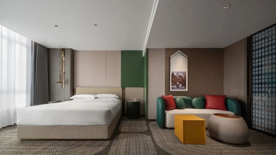 JDKJDesign|北京·軍中綠花酒店:科技象徵美學與軍旅情懷的交融-104