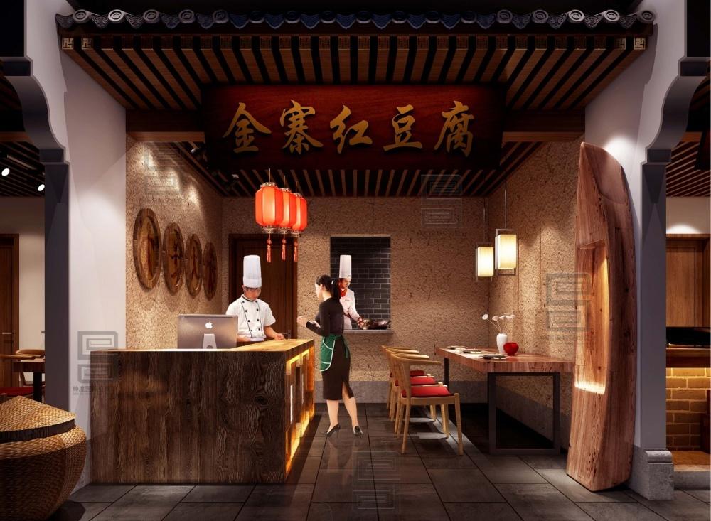 老六安美食街室内设计 | 人体尺度与空间的和谐融合-14