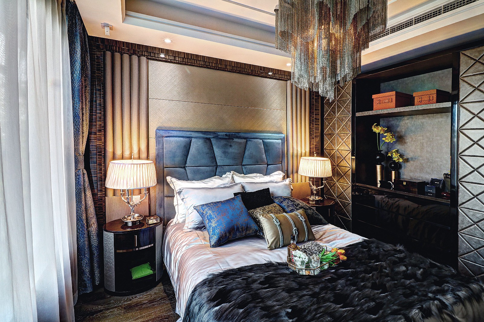 华府晶园 205 现代轻奢样板房-10