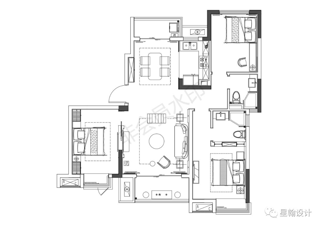 金科财富名门现代中式风格私宅设计-49