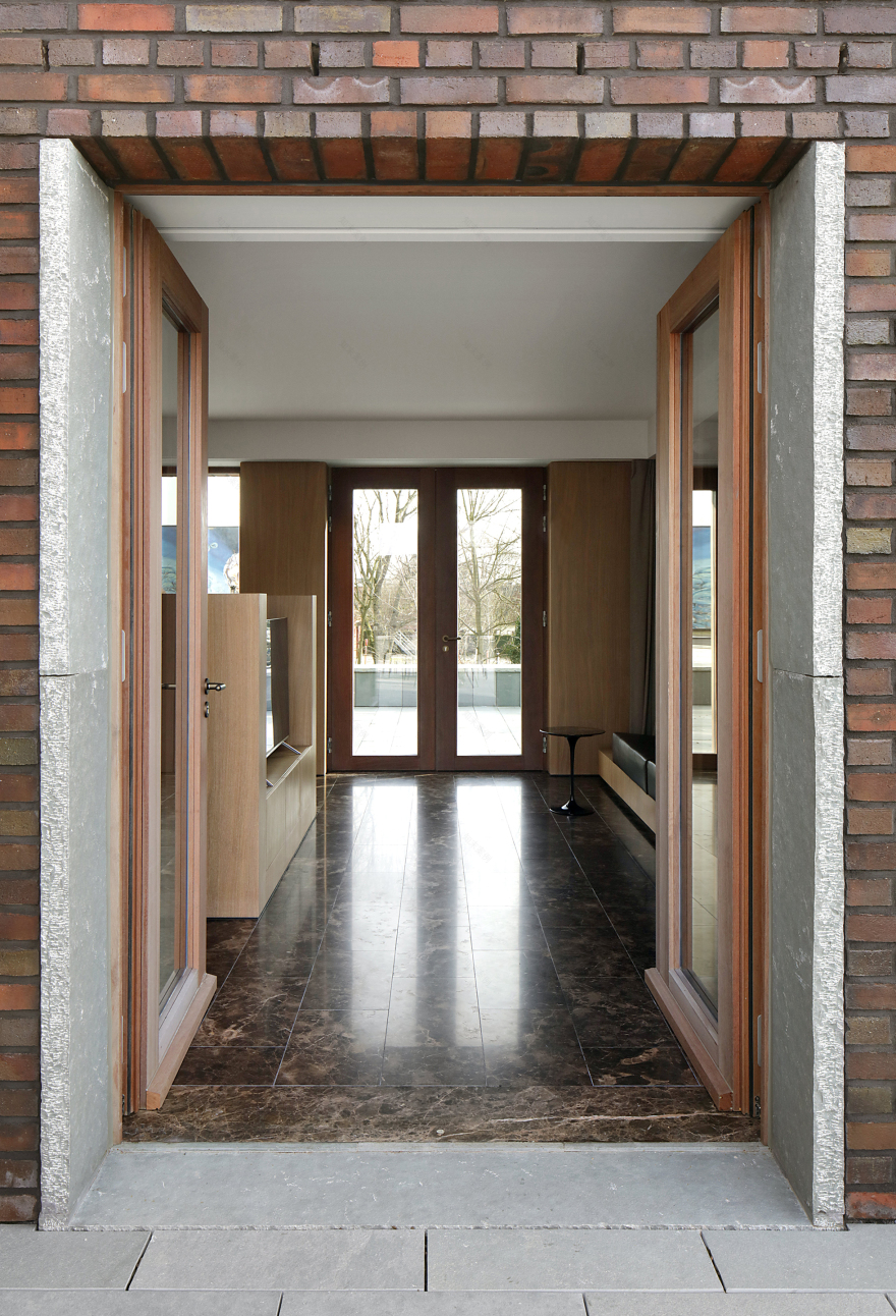 比利时郊区别墅设计,创新几何形态与丰富空间层次-18