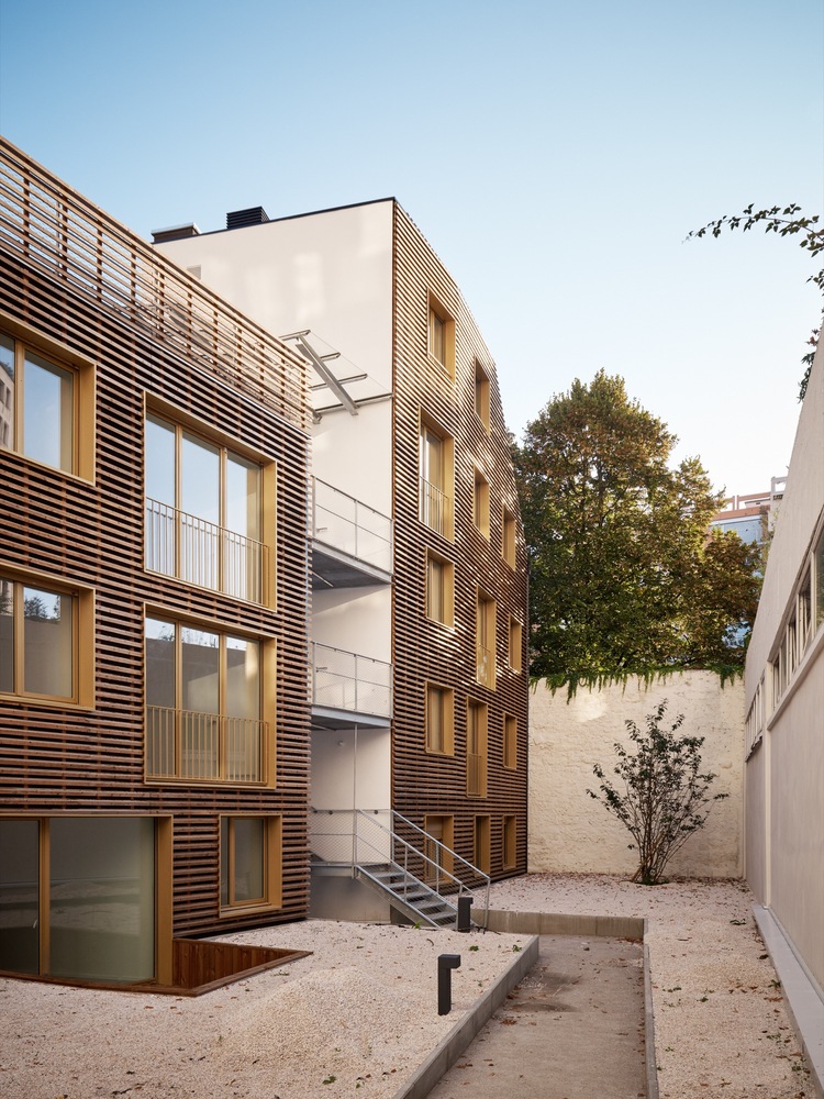 巴黎绿化庭院公寓-75