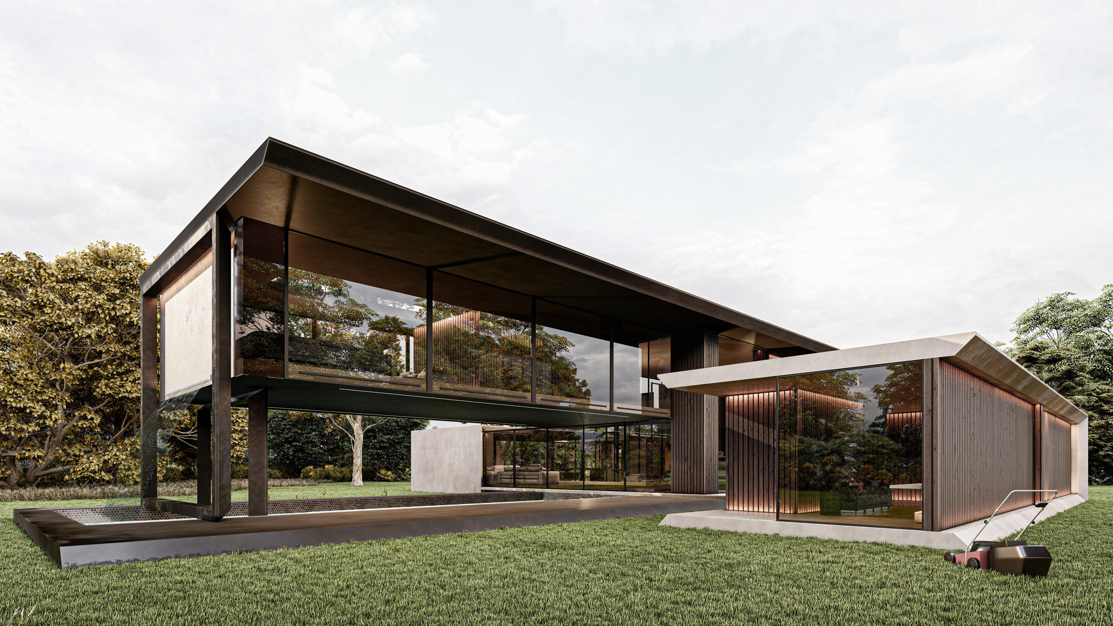 现代别墅外观可视化设计丨南非丨RABANI 建筑工作室-10