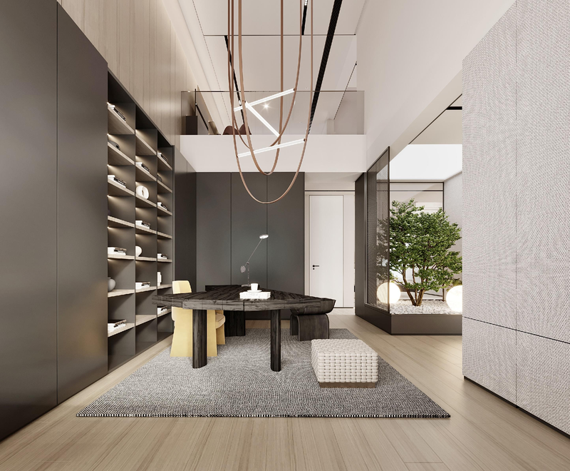 H 空间全案设计 · 650m²简约豪宅丨H 空间全案设计事务所-16