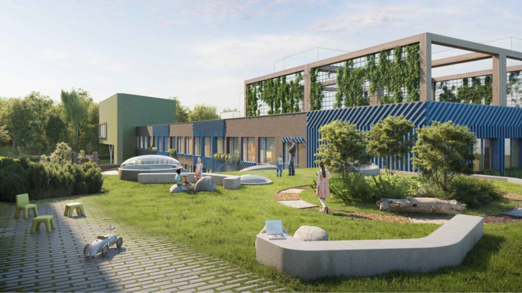 Šnipiškės金属车库拆除改建儿童游乐场及幼儿园项目丨立陶宛维尔纽斯-18