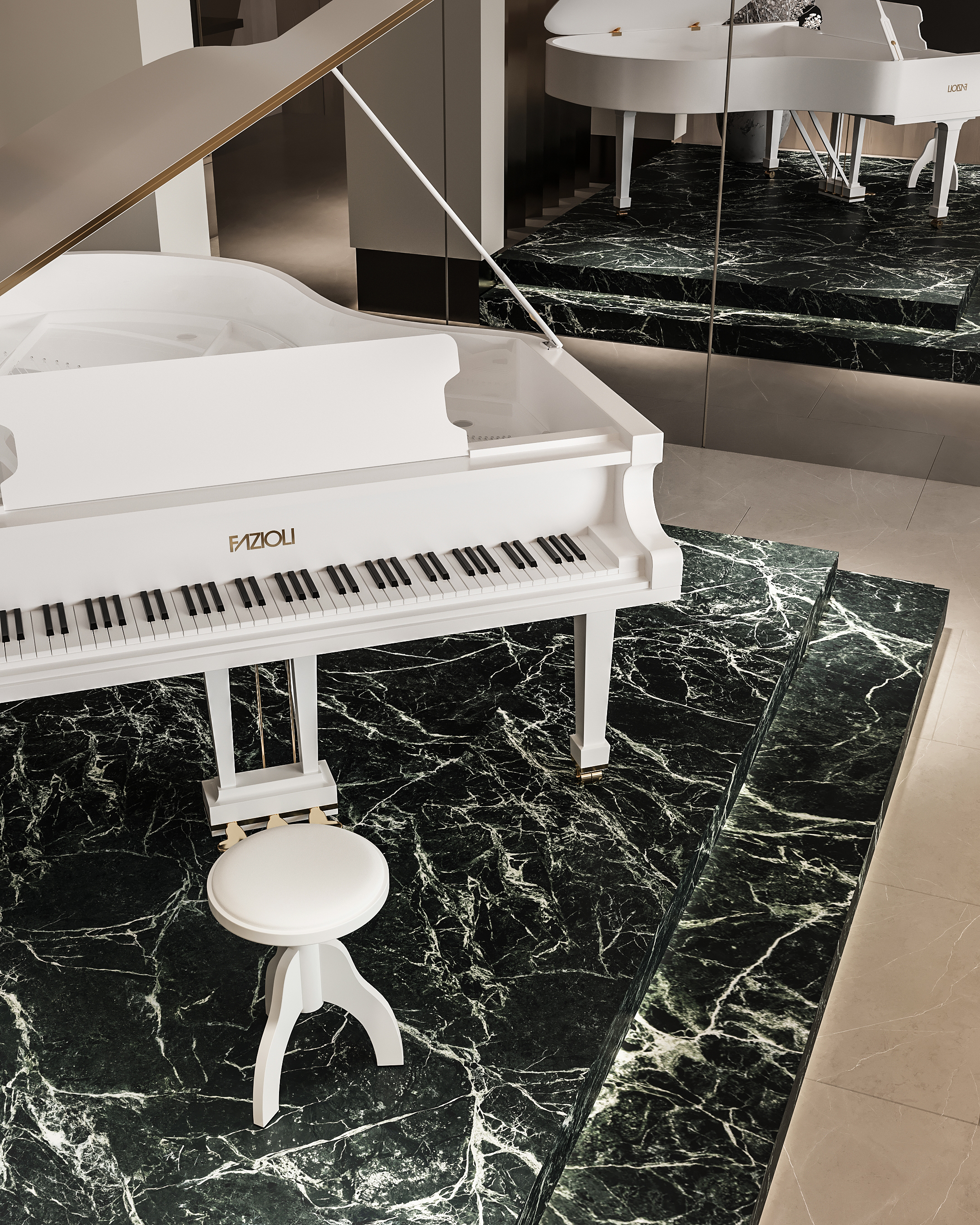 DARK STAIRCASE 楼梯设计丨阿联酋迪拜丨Mohamed Hassan-9