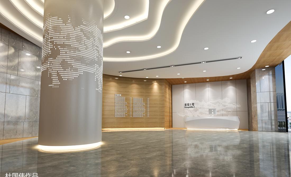 西安盛世 1 号写字楼公寓公共区域设计-0