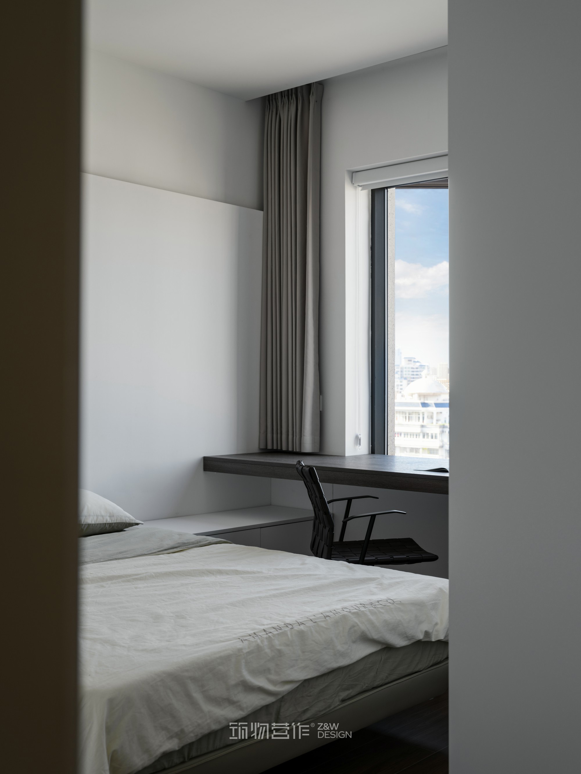 筑物营作实景｜180㎡暗调极简婚房设计-55