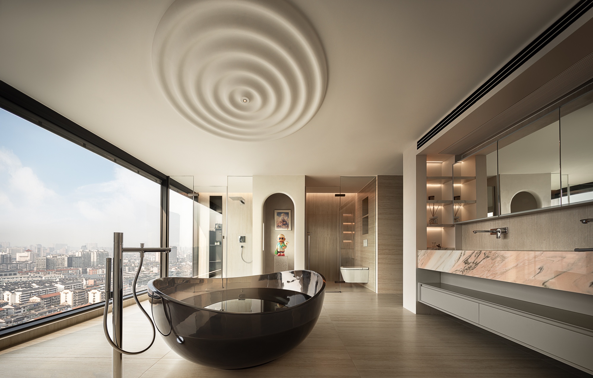 流动的暗夜之光,300平大平层丨中国无锡丨赛维雅空间设计事务所-40