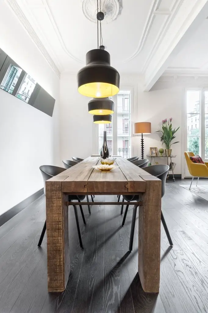 巴塞罗那 Eixample 区时尚 Scandinave 公寓设计-4