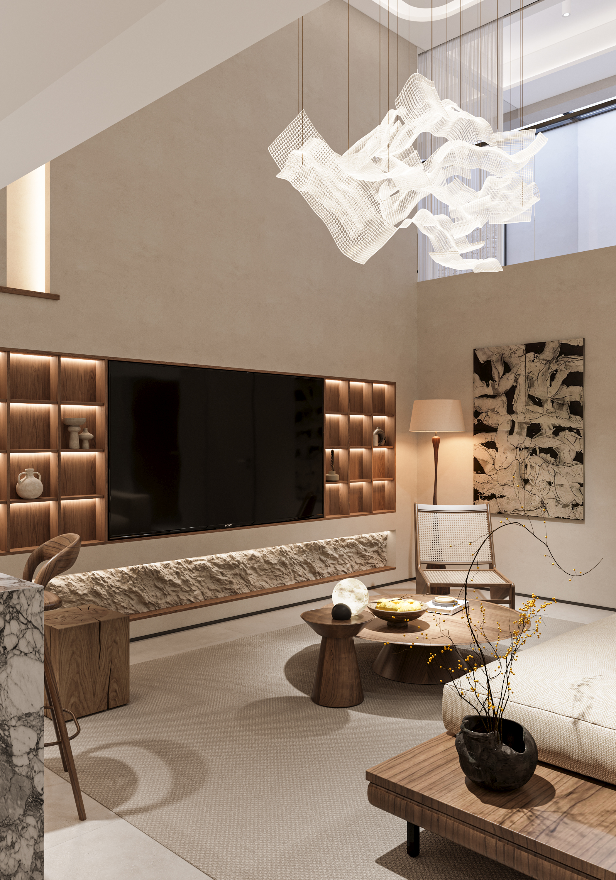 《隐逸东方·雅墅》·新中式别墅的空间叙事-18