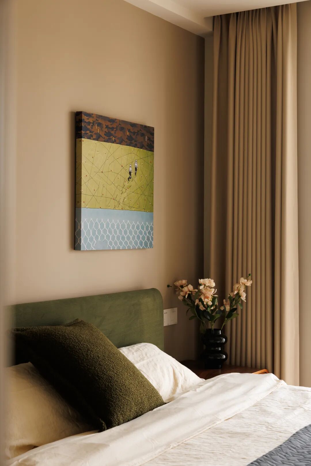 实景作品|梅花山庄168㎡异形空间变通透婚房！-127