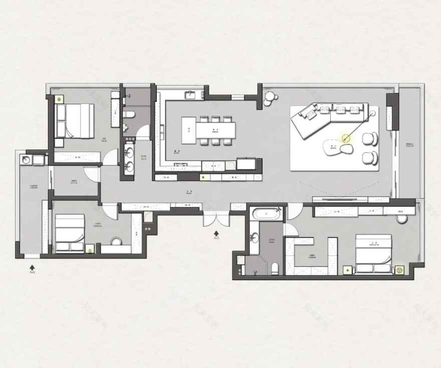 柳州绿城杨柳郡简约温馨住宅设计丨中国柳州丨居久空间设计-52