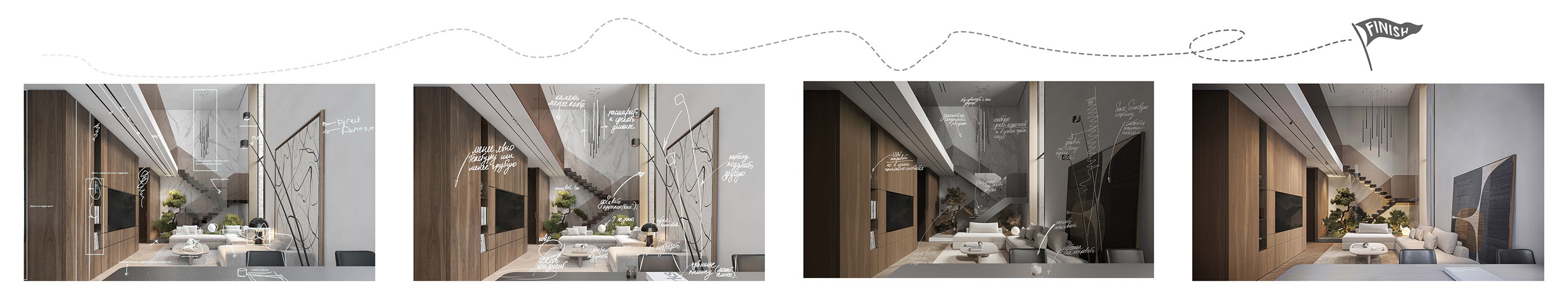 74平 复式公寓设计方案-9