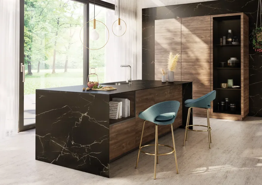 2022 年厨房设计趋势 | 色彩、地板和回收厨房-7