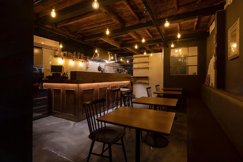 11 坪韩式小清新餐厅，低成本打造梦幻空间-3