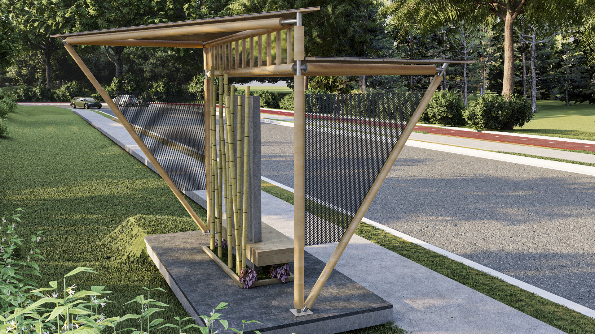 瓜杜阿（竹子）公交站丨Venezuela-24