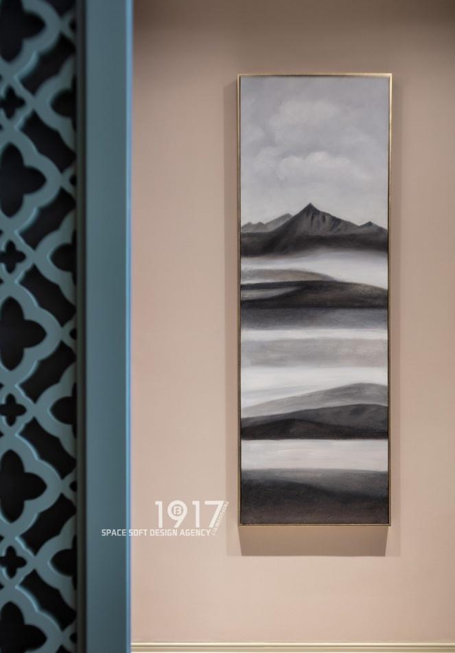 缤纷1917软装丨平层丨优雅新古典，把贵族范儿带入家中-0