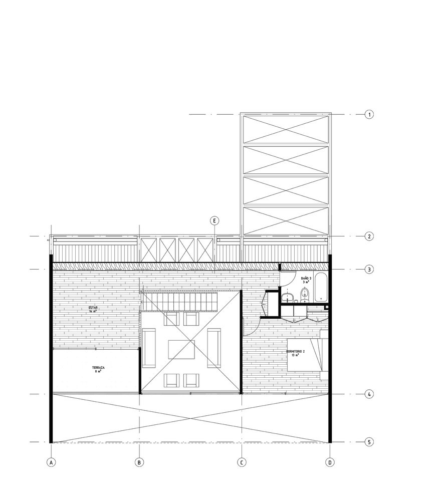 智利山脉中的地中海式增量住宅-35
