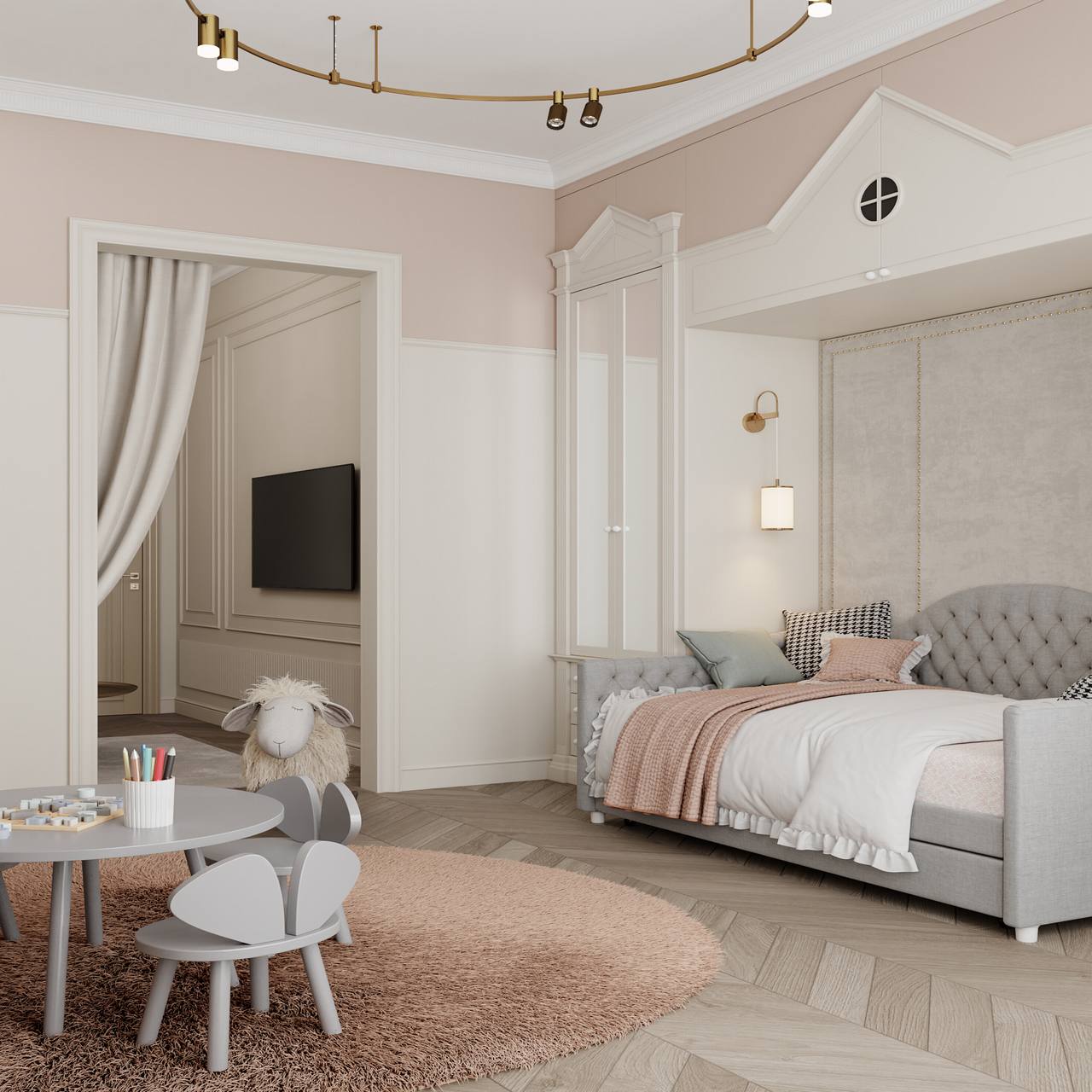 金色和白色搭配出高级感 | DE＆DE-41