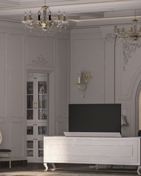 Classic master bedroom and dressing at Cairo/Egypt