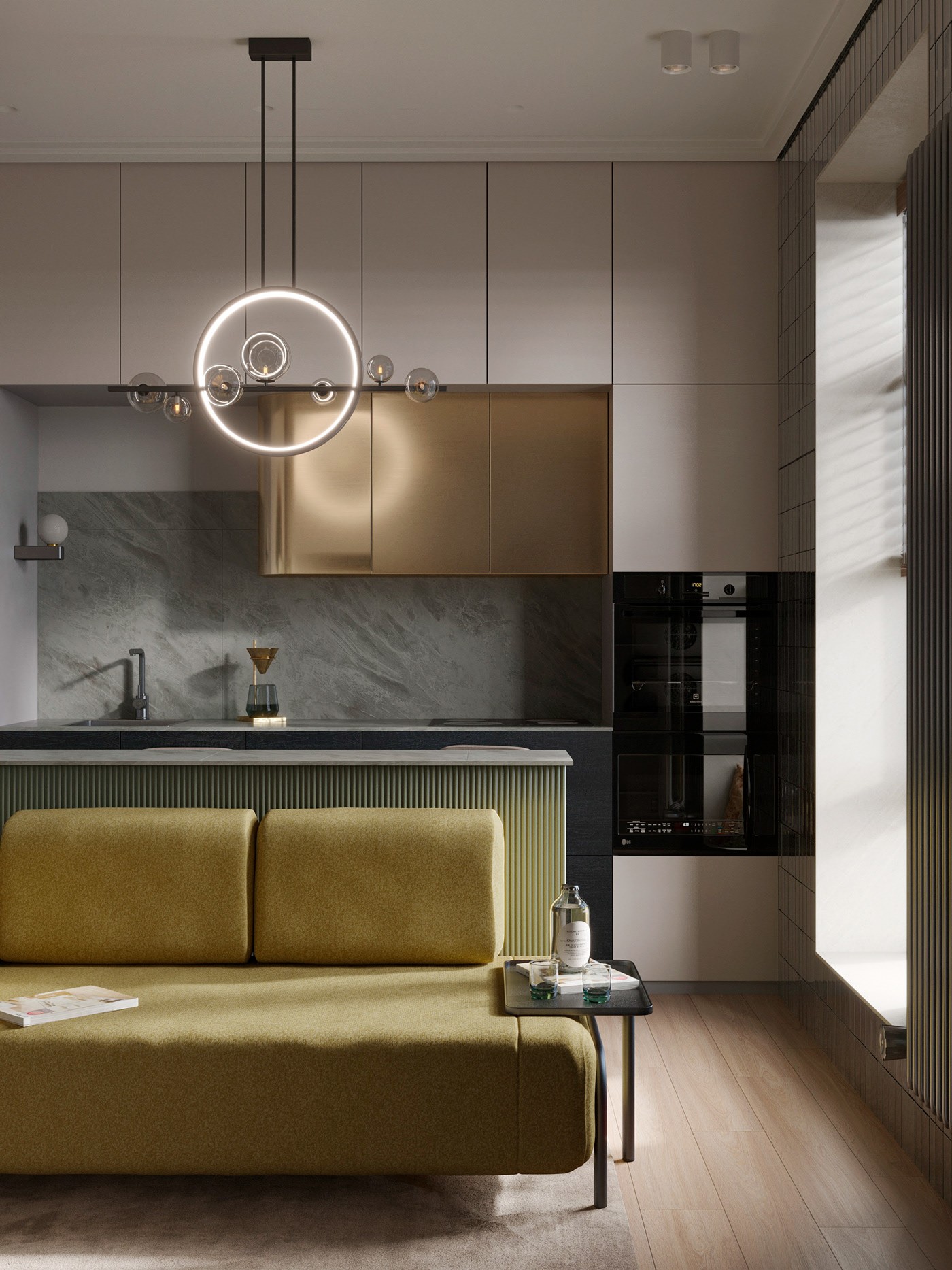 38.5㎡小空间公寓设计 超有质感！-8