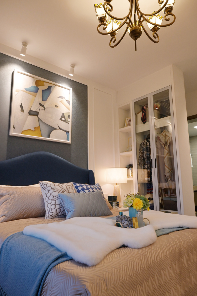 汕头龙光熙海岸C户型地中海风格样板房设计-15