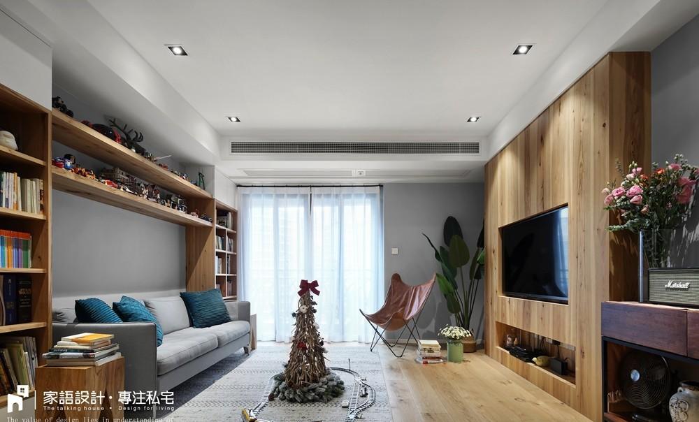 广州家语设计 | 自然美学与童趣共融的平层空间-1