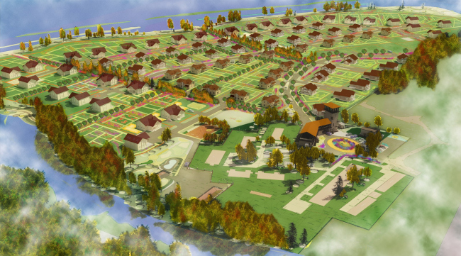 生态村“半岛”景观规划设计丨俄罗斯莫斯科丨“阿列克谢·伊万诺夫工作室‘建筑设计ASD’”-13