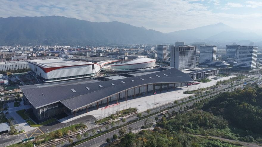 会议会展新地标!中建八局丽水国际会展中心项目正式启用-33