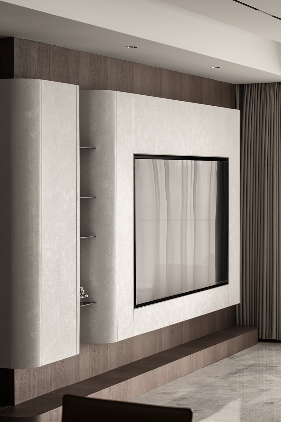 300㎡简约私宅设计丨中国重庆丨七屿设计-14