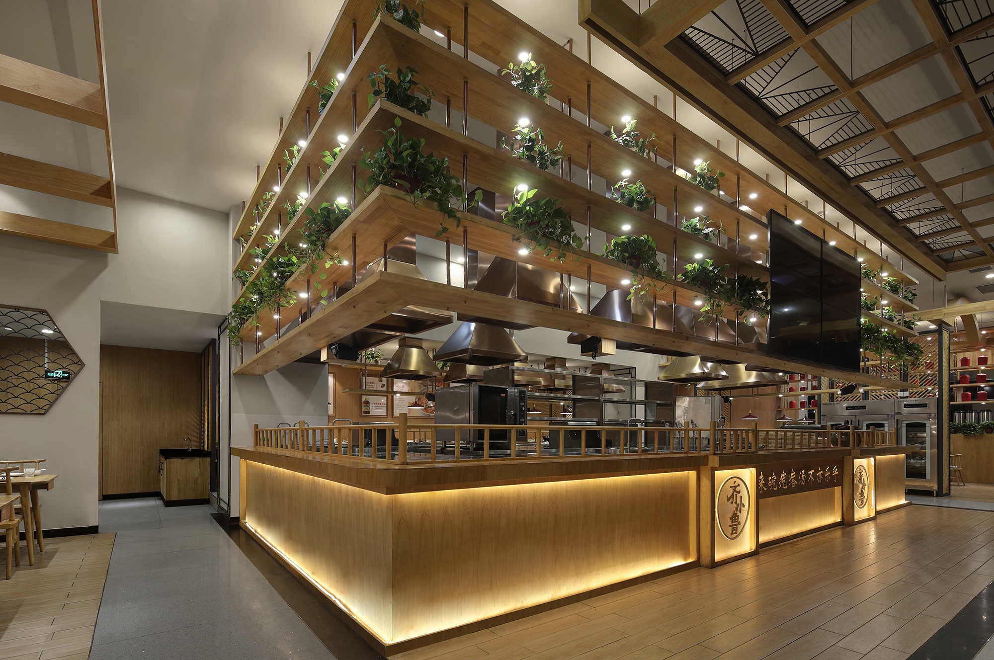 齐小鲁海鲜疙瘩汤丨中国济南丨威实空间设计-23