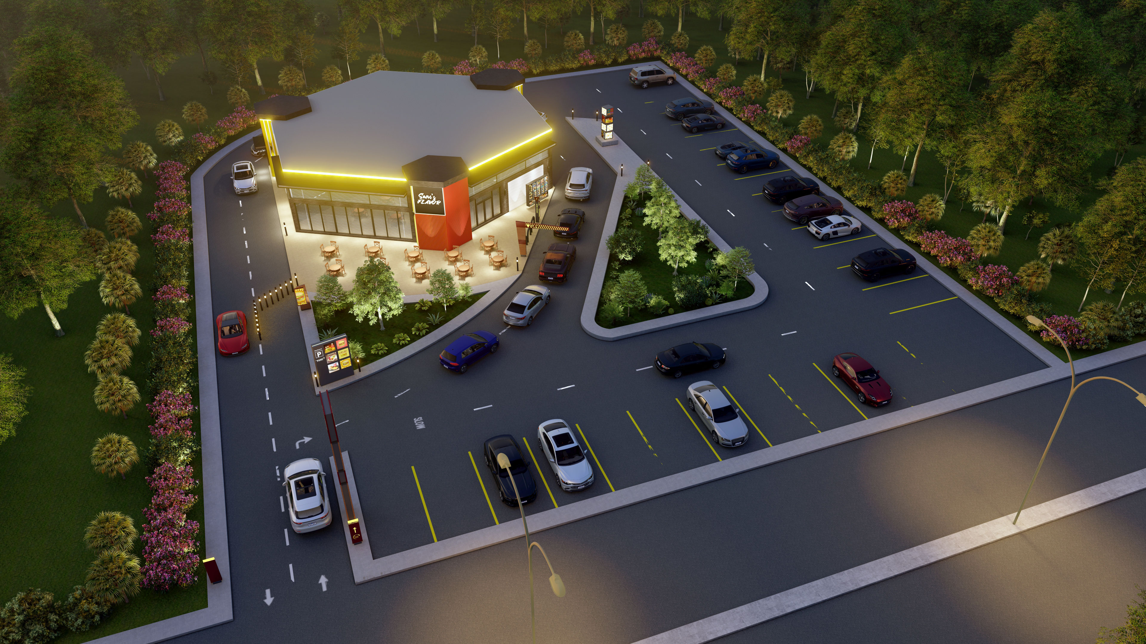 Fast food restaurant Design-15