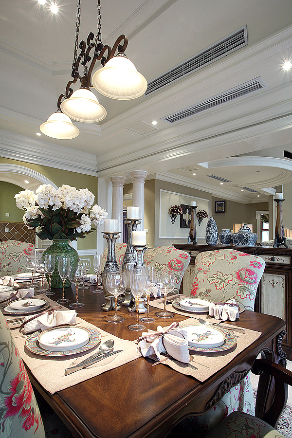 法式简约家装别墅样板房-2-10