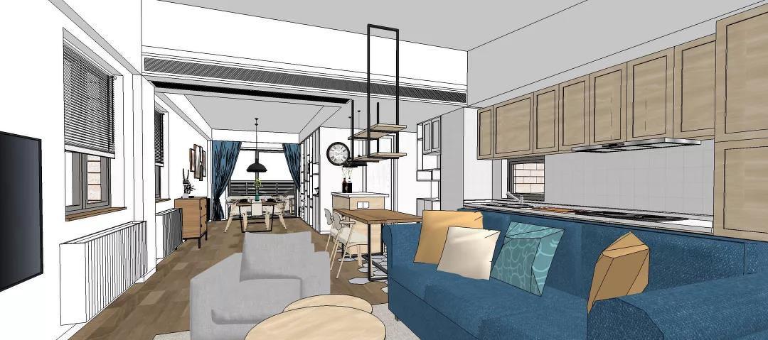 140㎡极简风理想家,室内设计案例解析-9