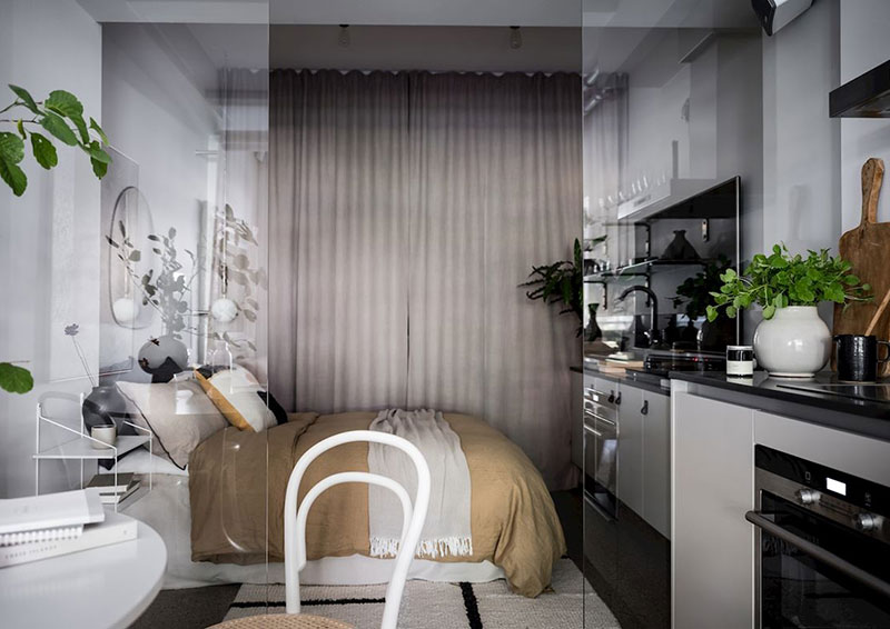 瑞典白色公寓，一窗一镜尽显经典魅力-12