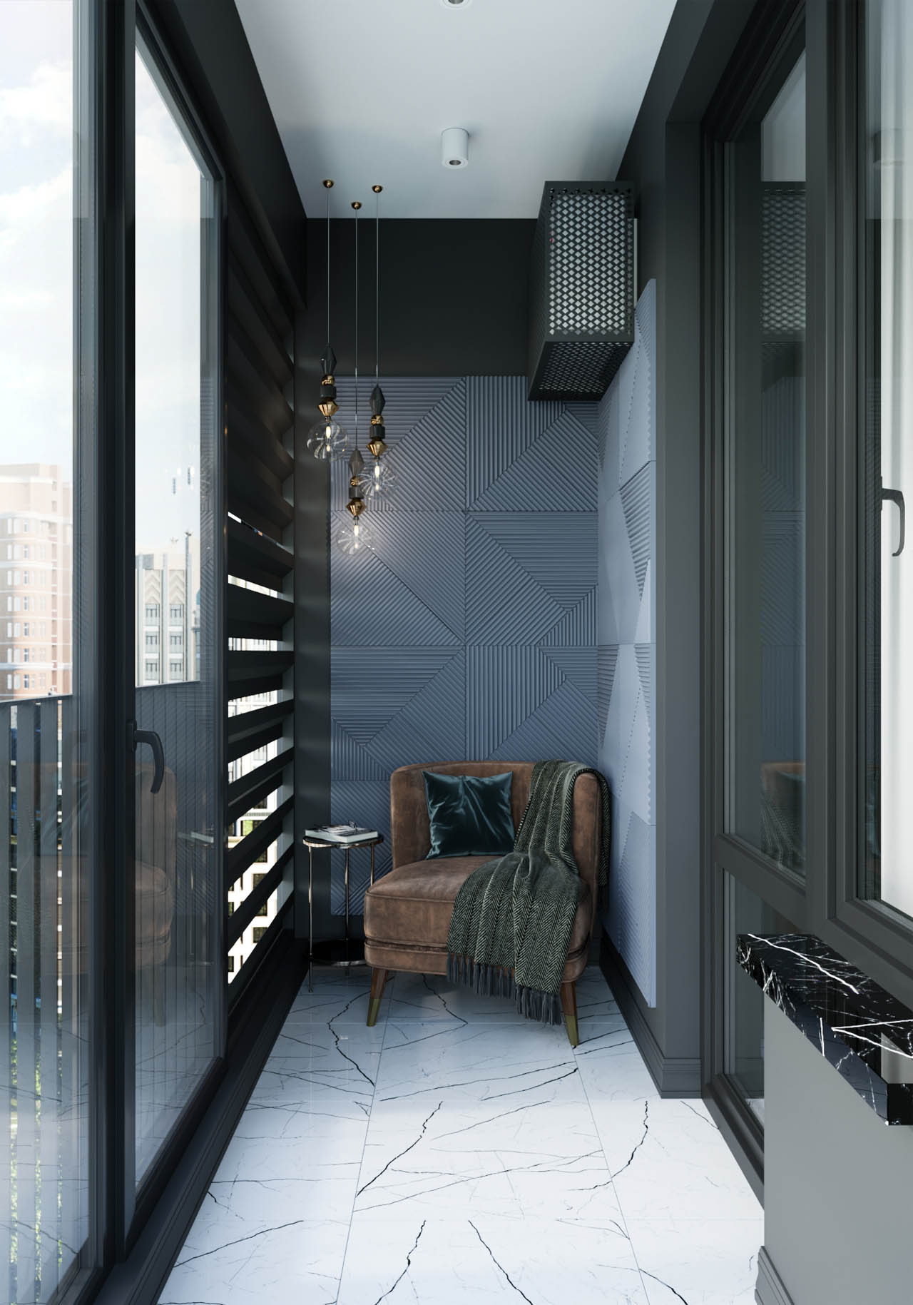 首都“菲利格拉德”小区男士风格公寓室内更新项目丨JDesign（设计师 Евгения Ревина）-5