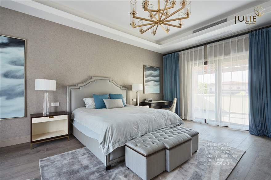 杭州东海闲湖城——710㎡时尚摩登别墅 杭州JULIE软装设计-54