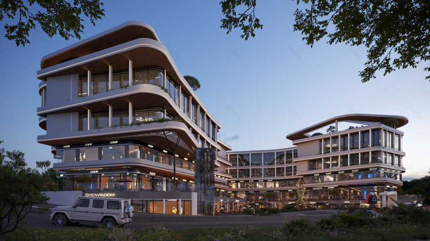 新开罗三枢纽购物中心丨EgyptCairo丨Qawafil Developments-15