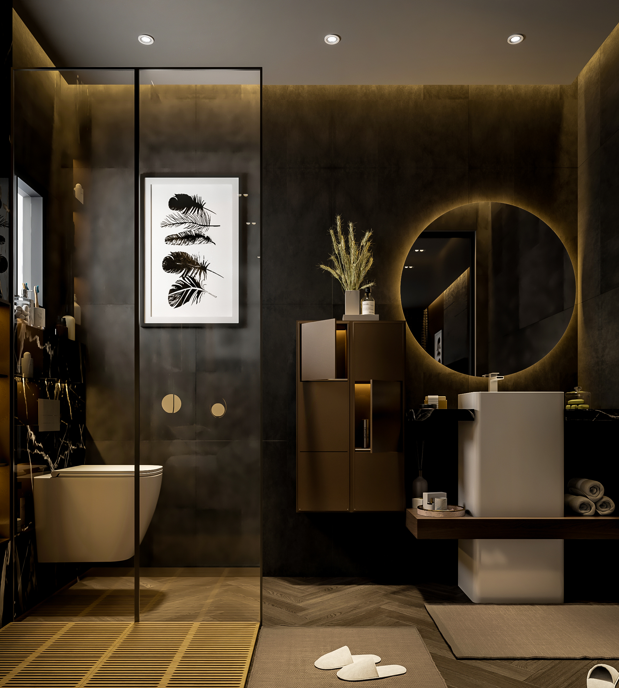 Luxury Master Bedroom with Bathroom-4