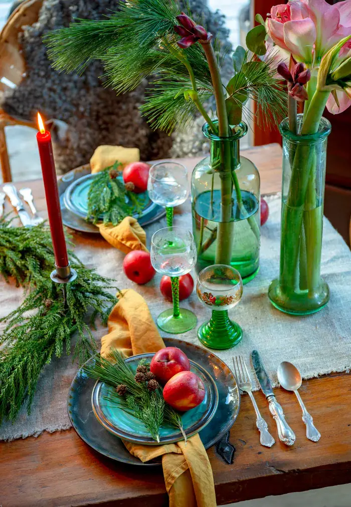 瑞典森林小屋的圣诞装饰设计-3